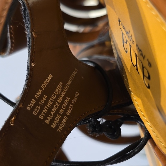 a.n.a. - Jordan Clog Heeled Sandal in Cognac Faux Leather​​​​ - Picture 6 of 16